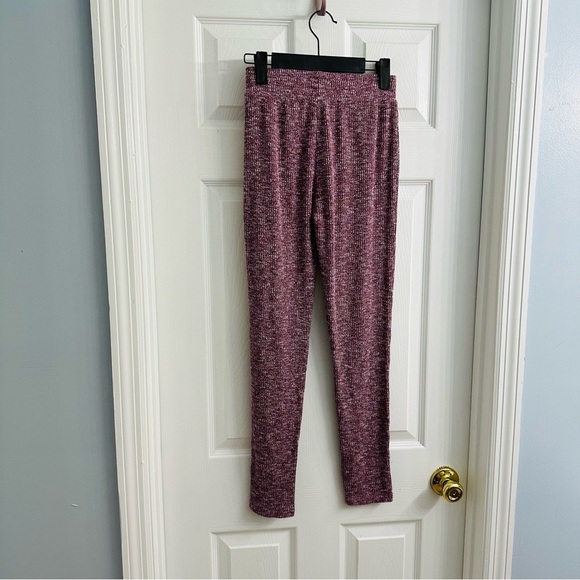 Gymshark Pants Knit Pink Ribbed Leggings Tie Fall Casual Gym Outdoors Size Small - Picture 4 of 6